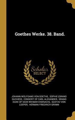 Goethes Werke book cover