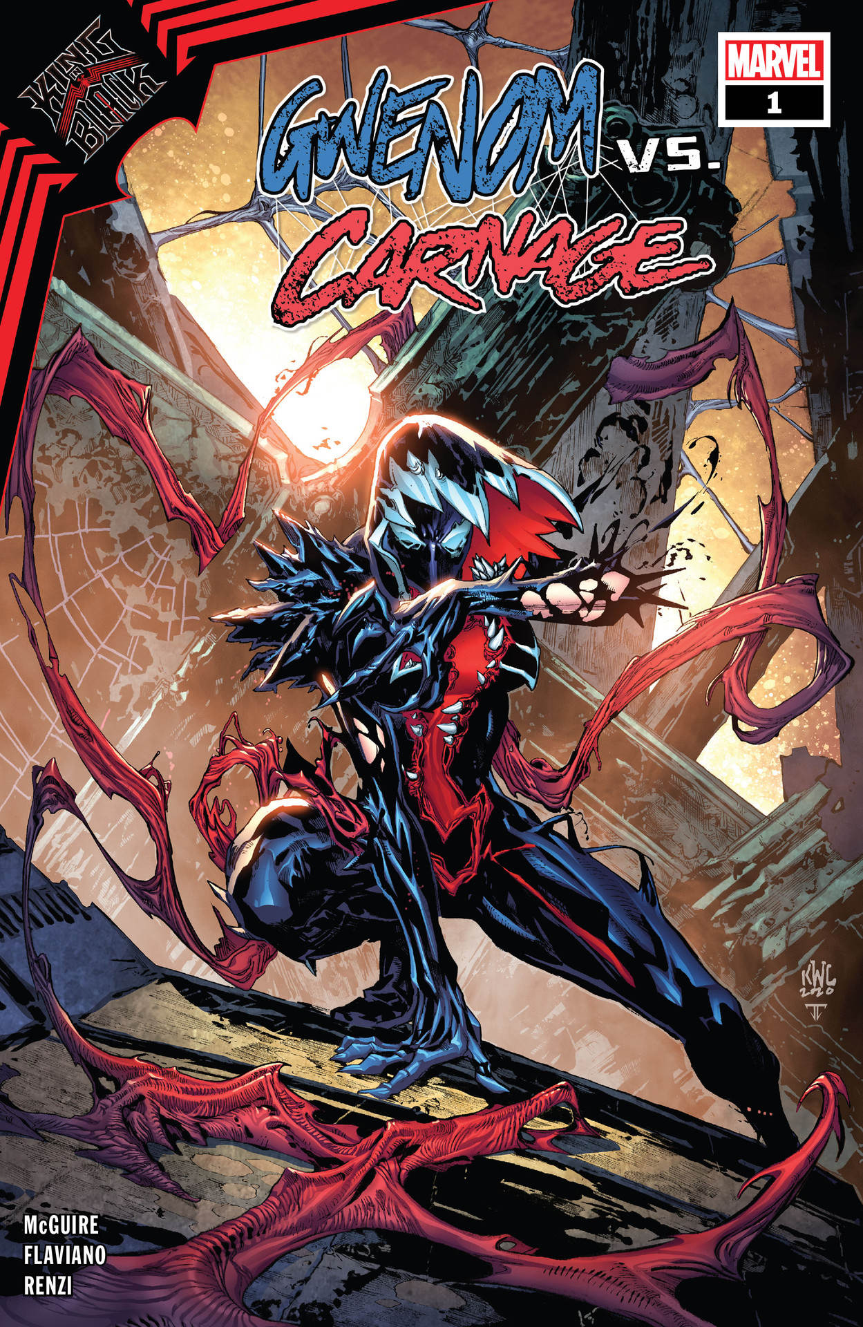 King in Black: Gwenom vs. Carnage book cover 1