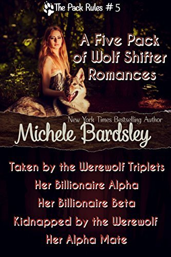 Five Pack of Wolf Shifter Romances book cover