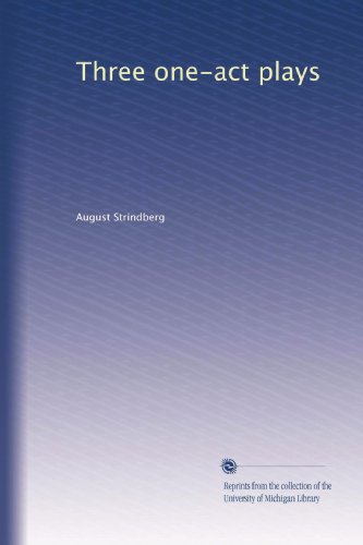 Three one-act plays book cover