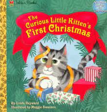 The Curious Little Kitten's First Christmas book cover