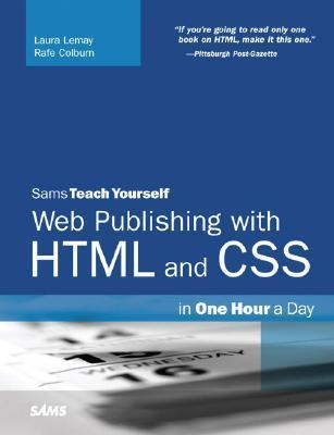 Sams Teach Yourself Web Publishing with HTML and CSS in One Hour a Day book cover