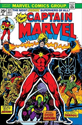 Captain Marvel #32 book cover