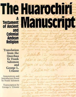 The Huarochiri Manuscript book cover