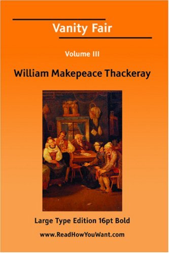 Vanity Fair, Volume III book cover