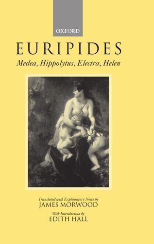 Medea, Hippolytus, Electra, Helen by Euripides (1998) Hardcover book cover