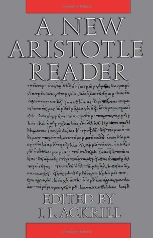 A New Aristotle Reader book cover