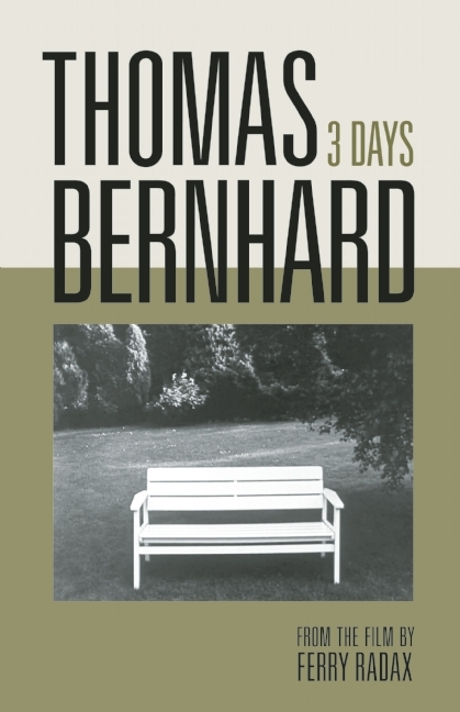 Thomas Bernhard book cover