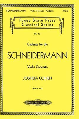 Cadenza for the Schneidermann Violin Concerto book cover