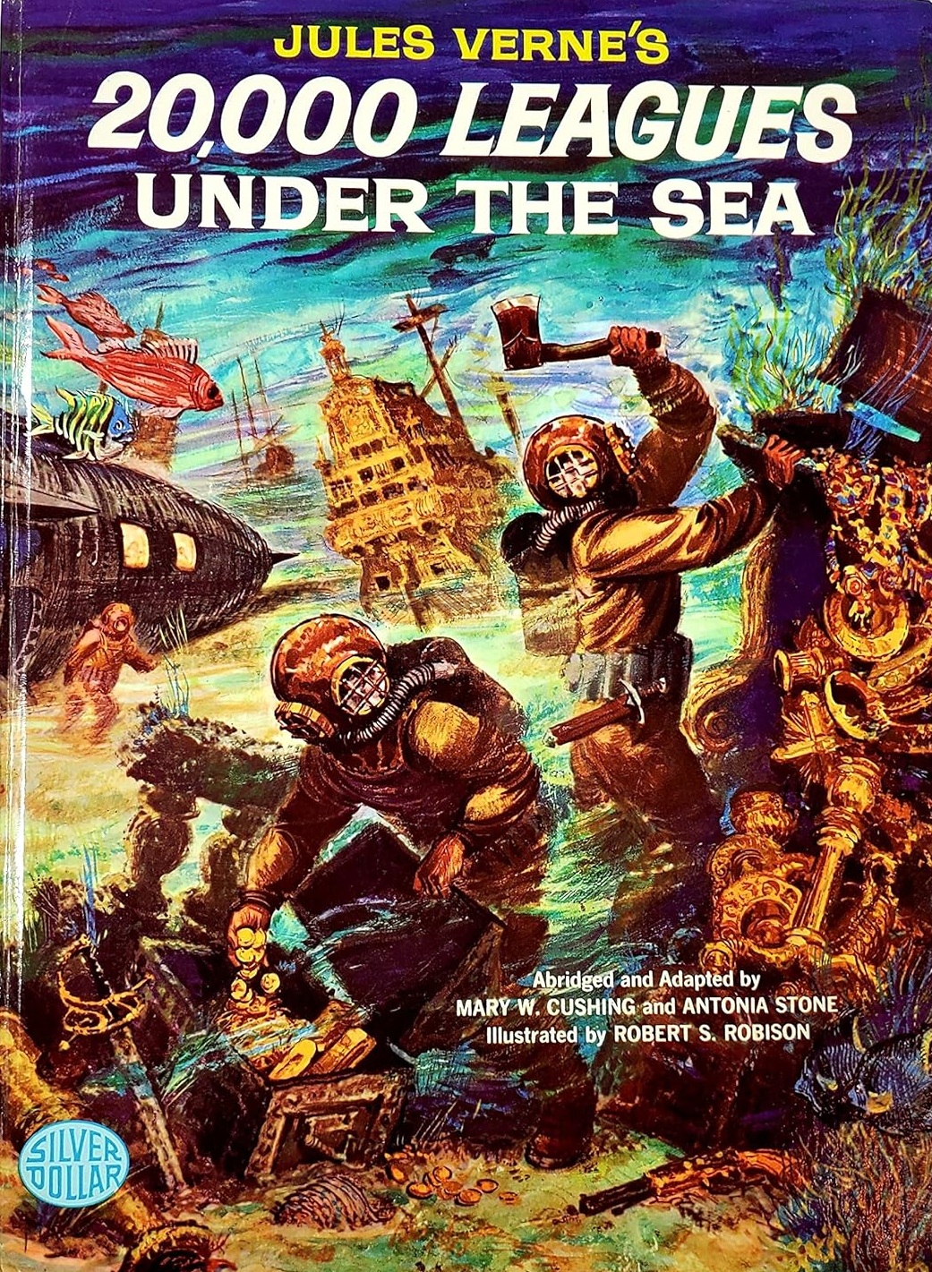 Jules Verne's 20,000 Leagues Under the Sea book cover