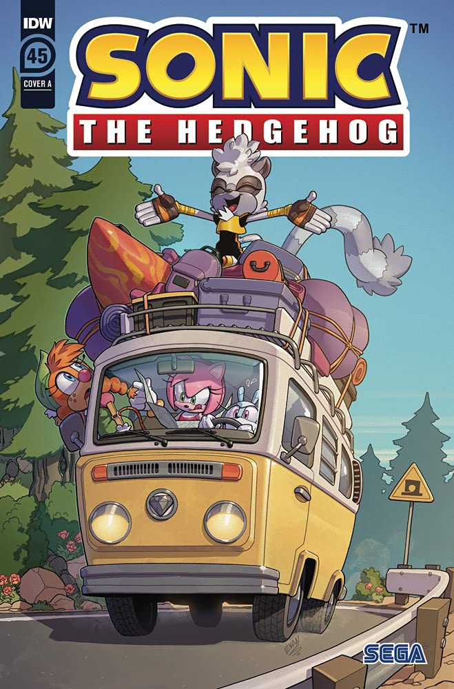 Sonic The Hedgehog (2018-) #45 book cover