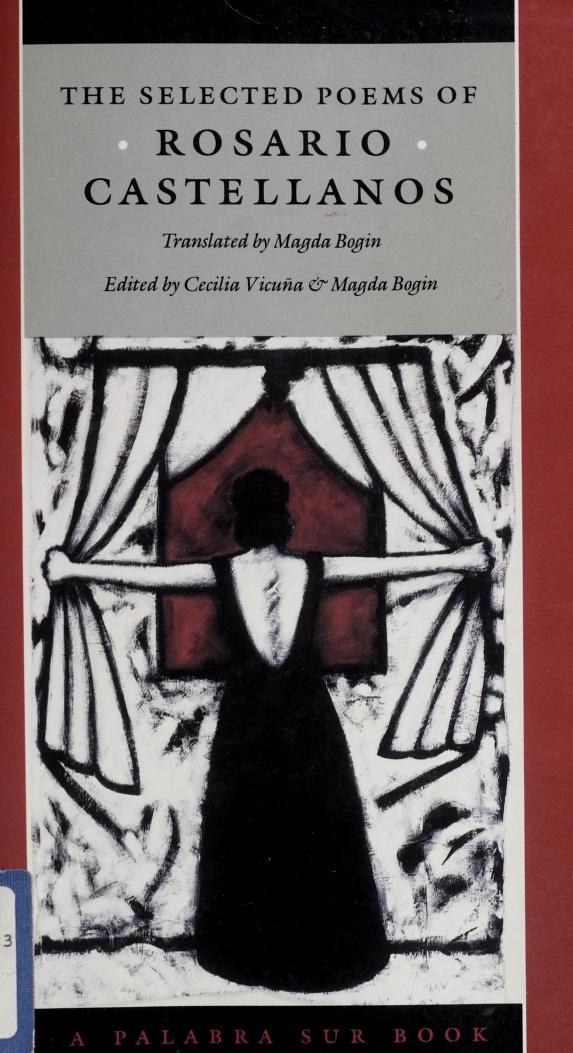 SELECTED POEMS OF ROSARIO CASTELLANOS. book cover