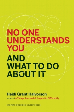 No one understands you, and what to do about it book cover