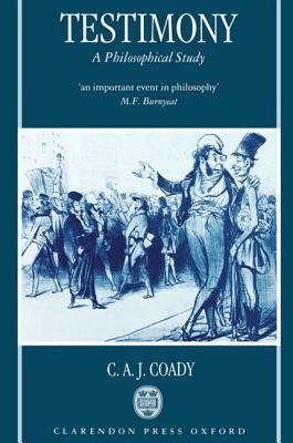 Testimony book cover