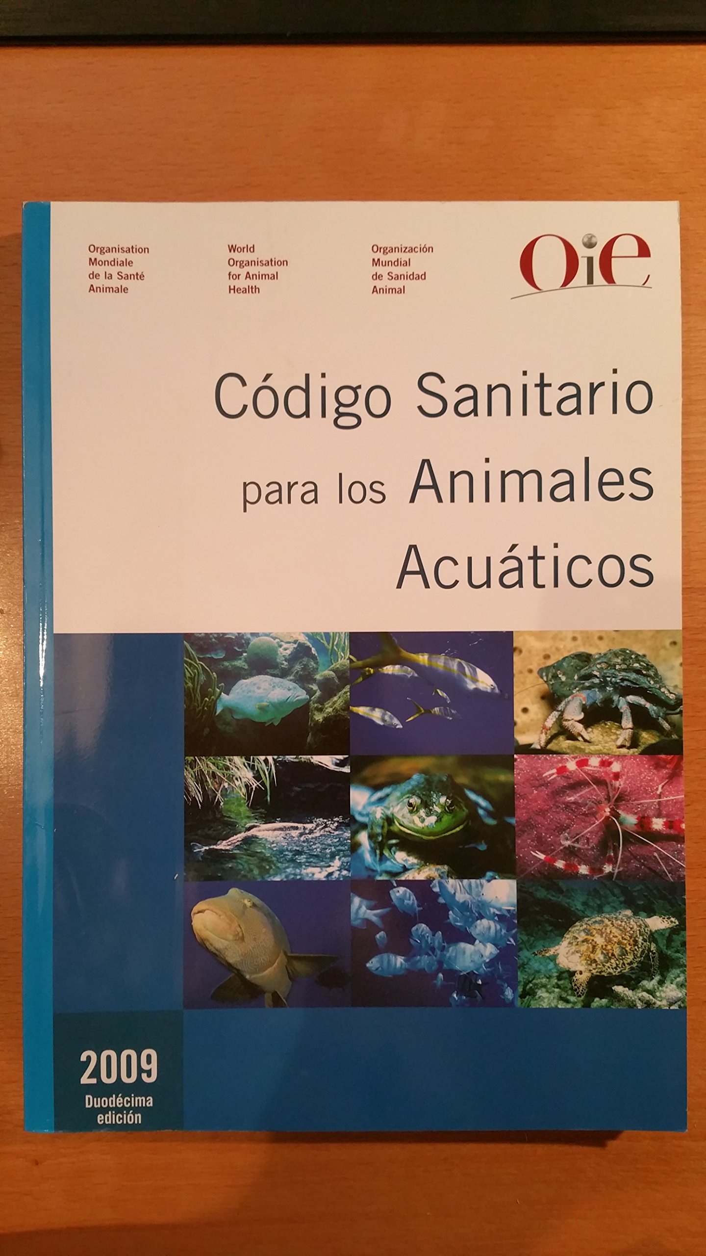 Codigo sanitario para los animales acuaticos 2009 book cover