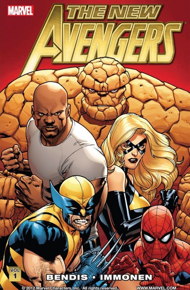 The New Avengers (2010) book cover 1