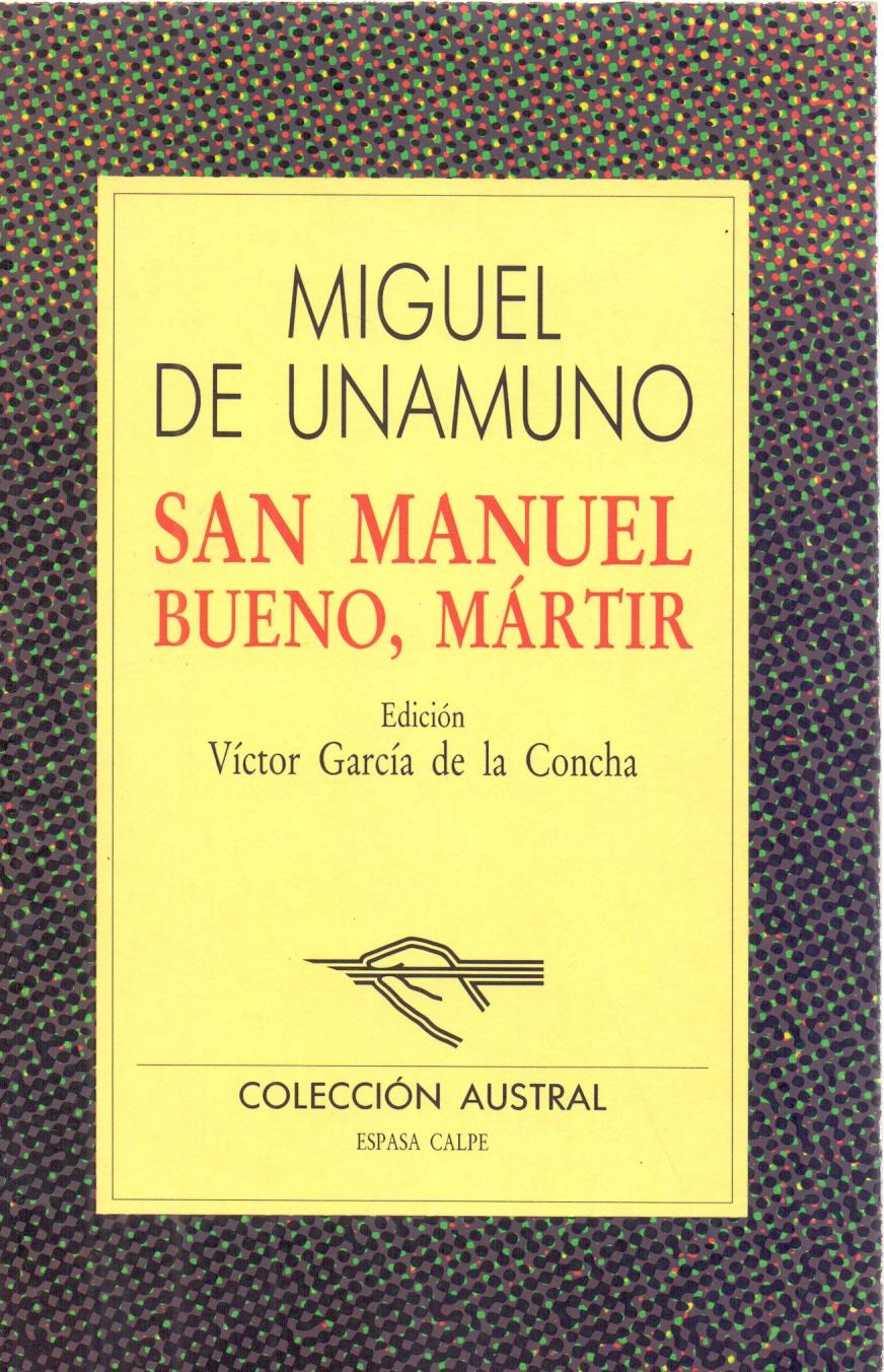 San Manuel Bueno, mártir book cover