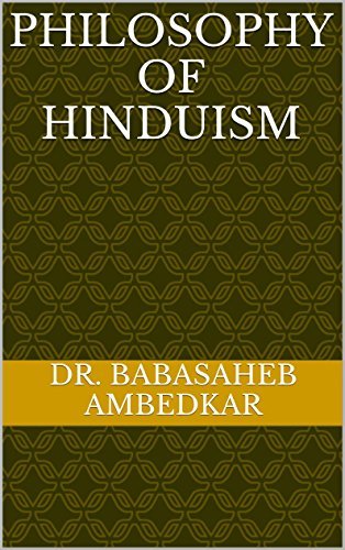 Philosophy of Hinduism book cover