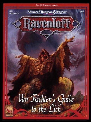 Van Richten's Guides: Ravenloft Campaign Accessories: (Advanced Dungeons & Dragons 2nd Edition) book cover 3