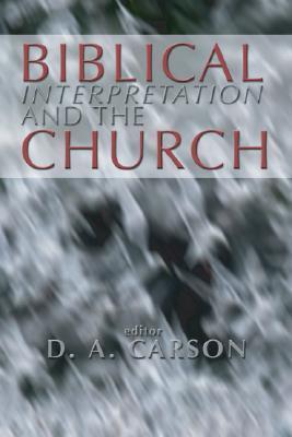 Biblical interpretation and the church book cover