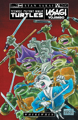 Teenage Mutant Ninja Turtles/Usagi Yojimbo book cover
