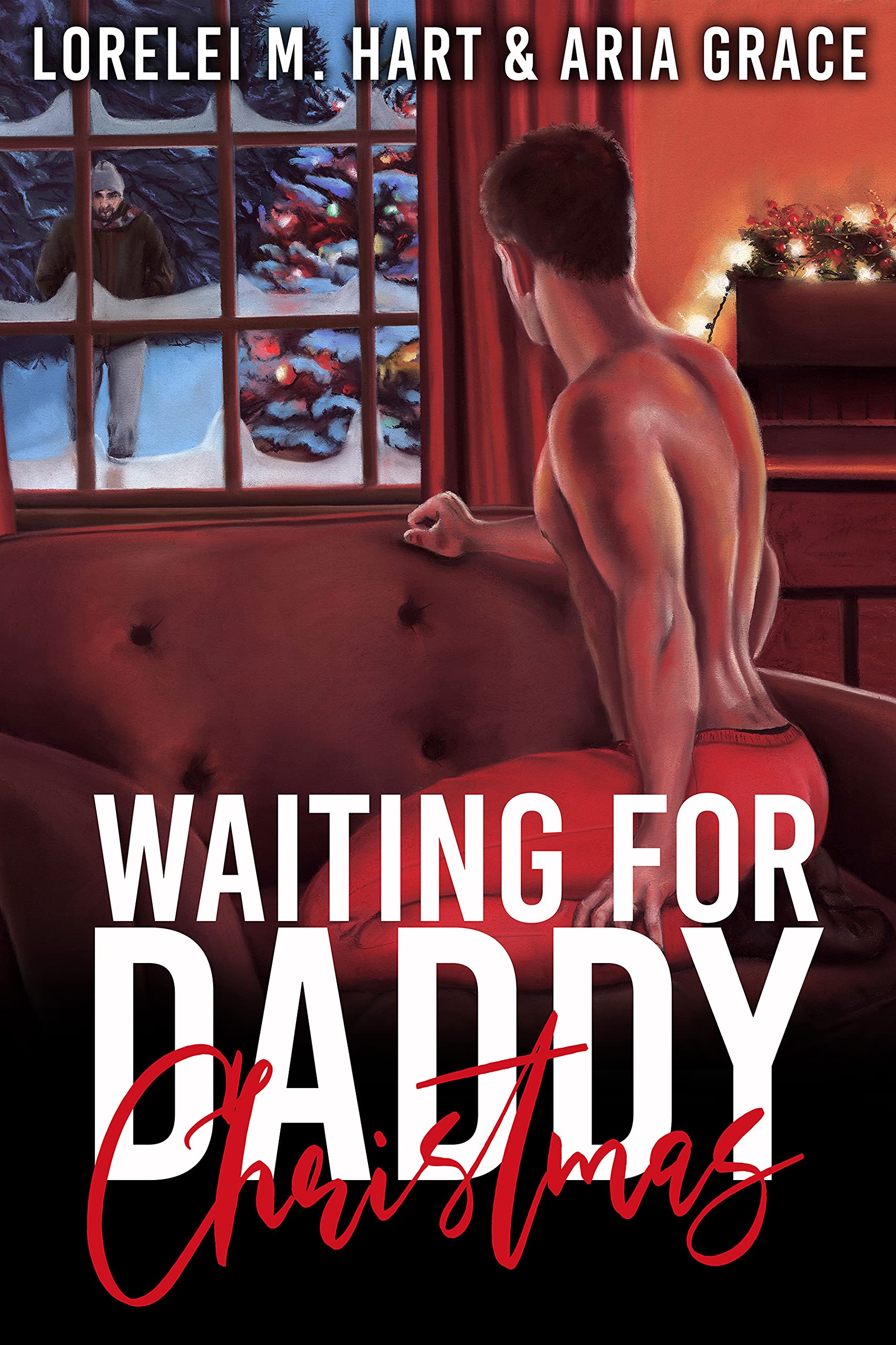 Waiting for Daddy Christmas book cover