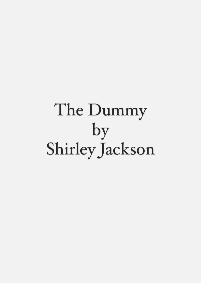 The Dummy book cover