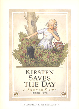 Kirsten Saves the Day book cover