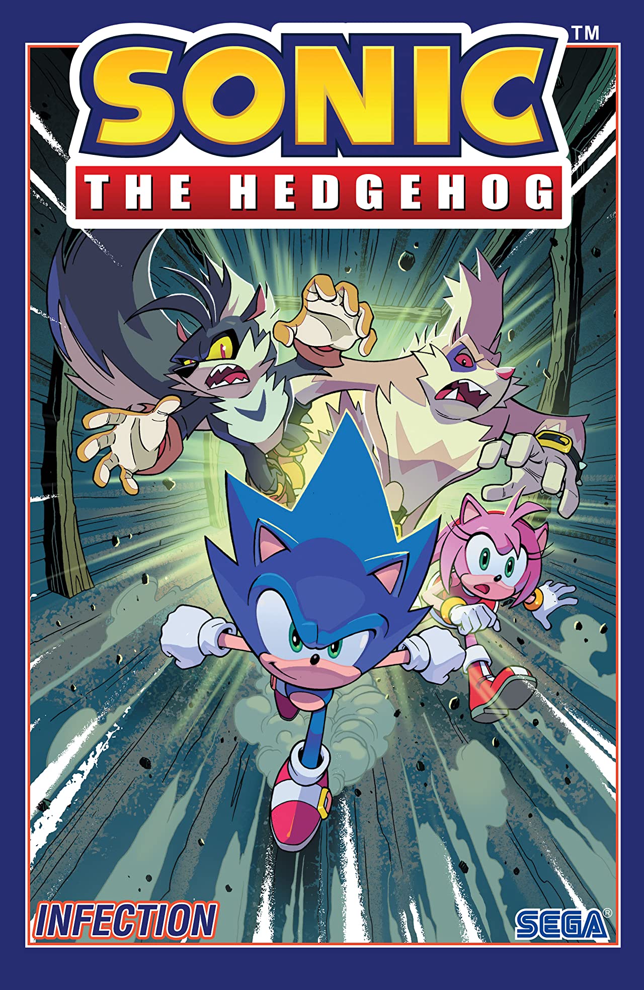 Sonic the Hedgehog, Vol. 4 book cover