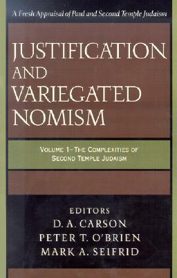 Justification and Variegated Nomism book cover 1