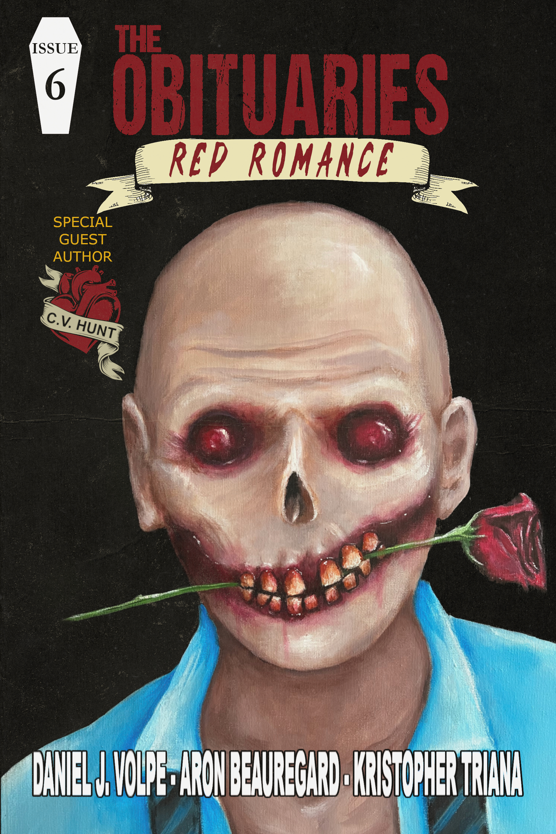 The Obituaries Issue #6 Red Romance book cover
