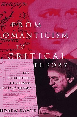 From Romanticism to Critical Theory book cover