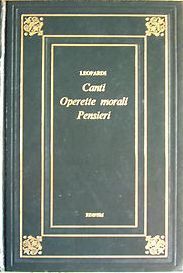 Canti - Operette morali - Pensieri book cover