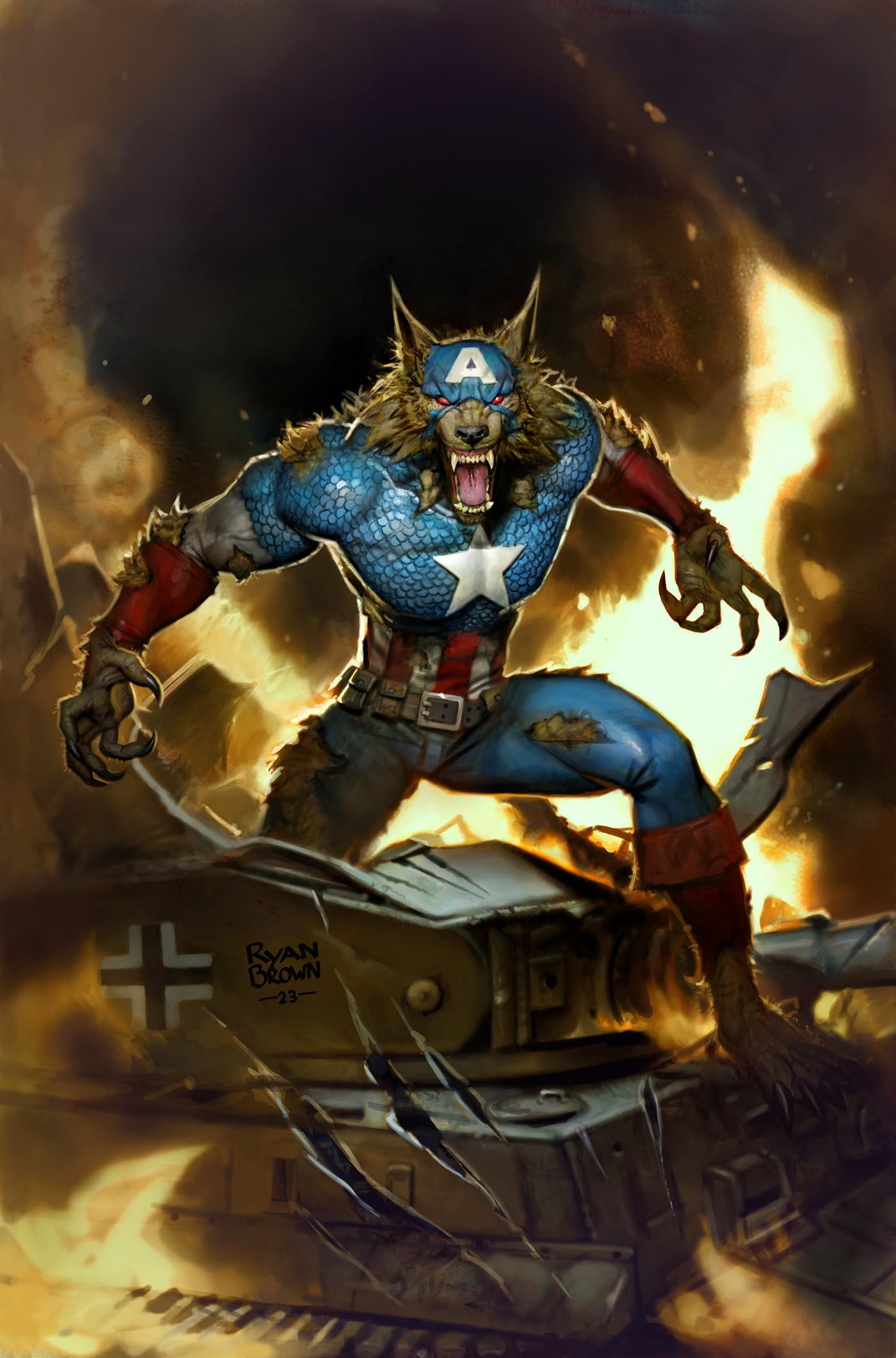 Capwolf & The Howling Commandos book cover