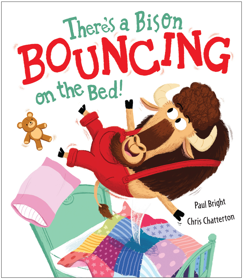 There's A Bison Bouncing on the Bed! book cover