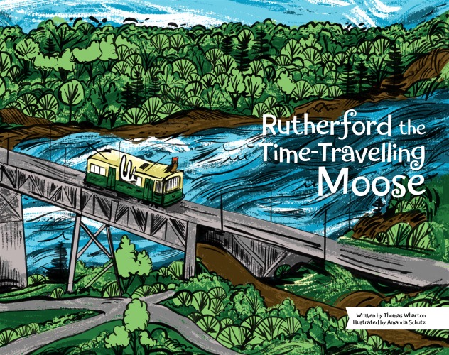 Rutherford the Time-Travelling Moose book cover
