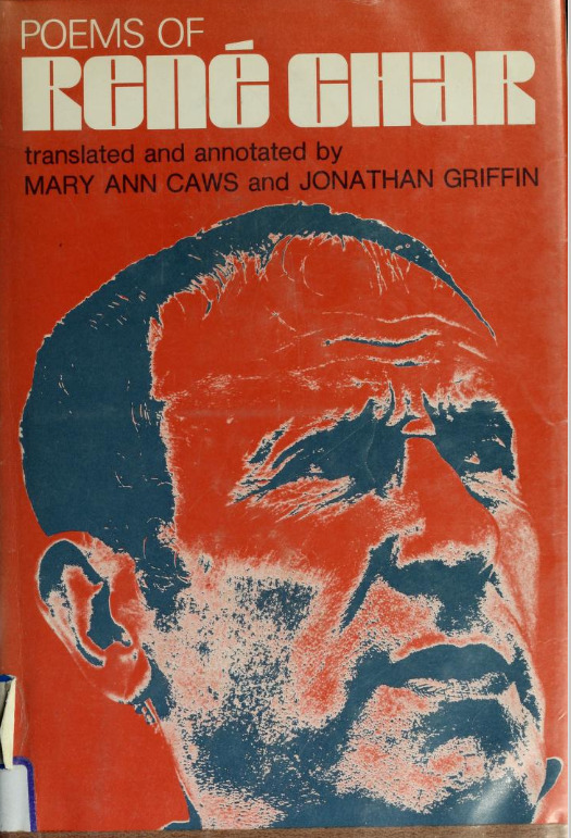 Poems of Rene Char book cover