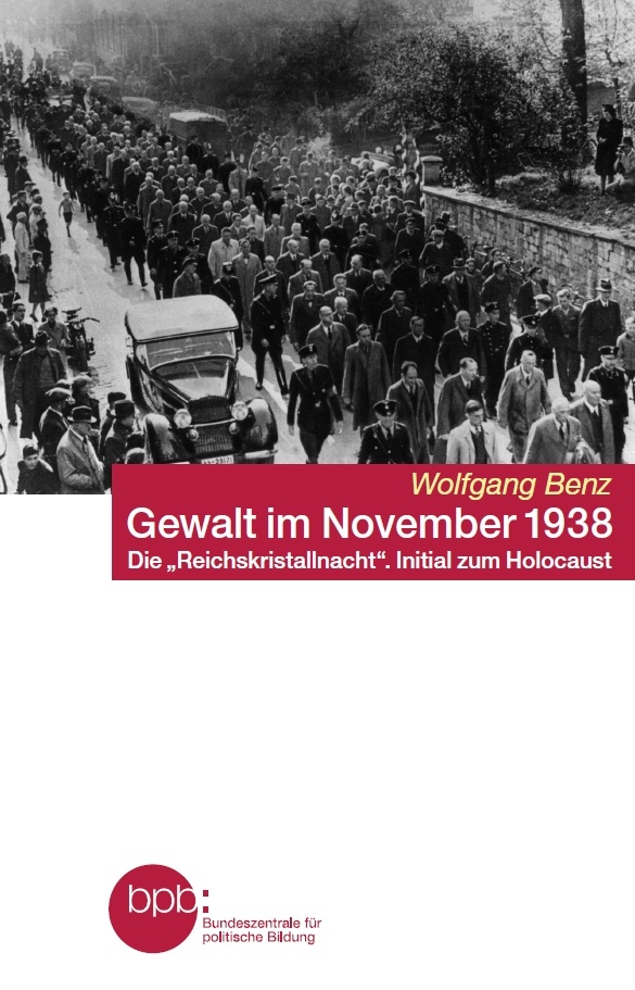 Gewalt im November 1938. Die "Reichskristallnacht". Initial zum Holocaust book cover