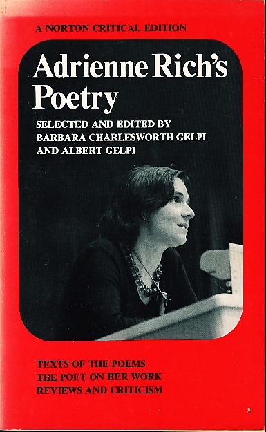 Adrienne Rich's Poetry book cover