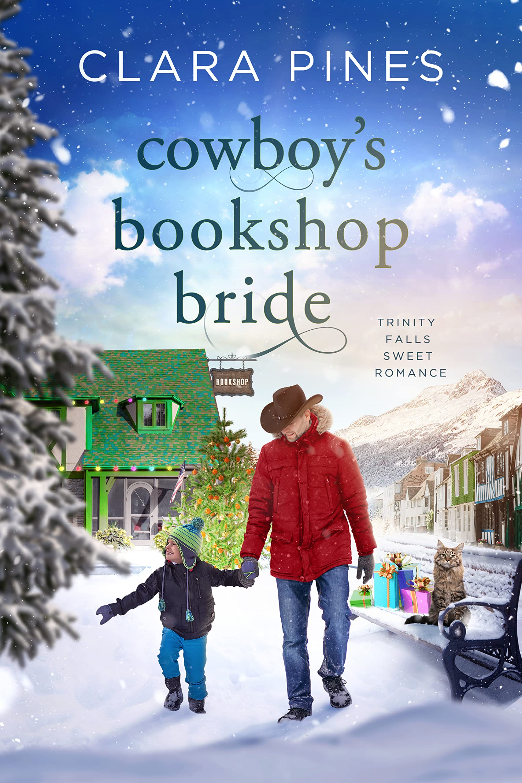 Cowboy's Bookshop Bride book cover