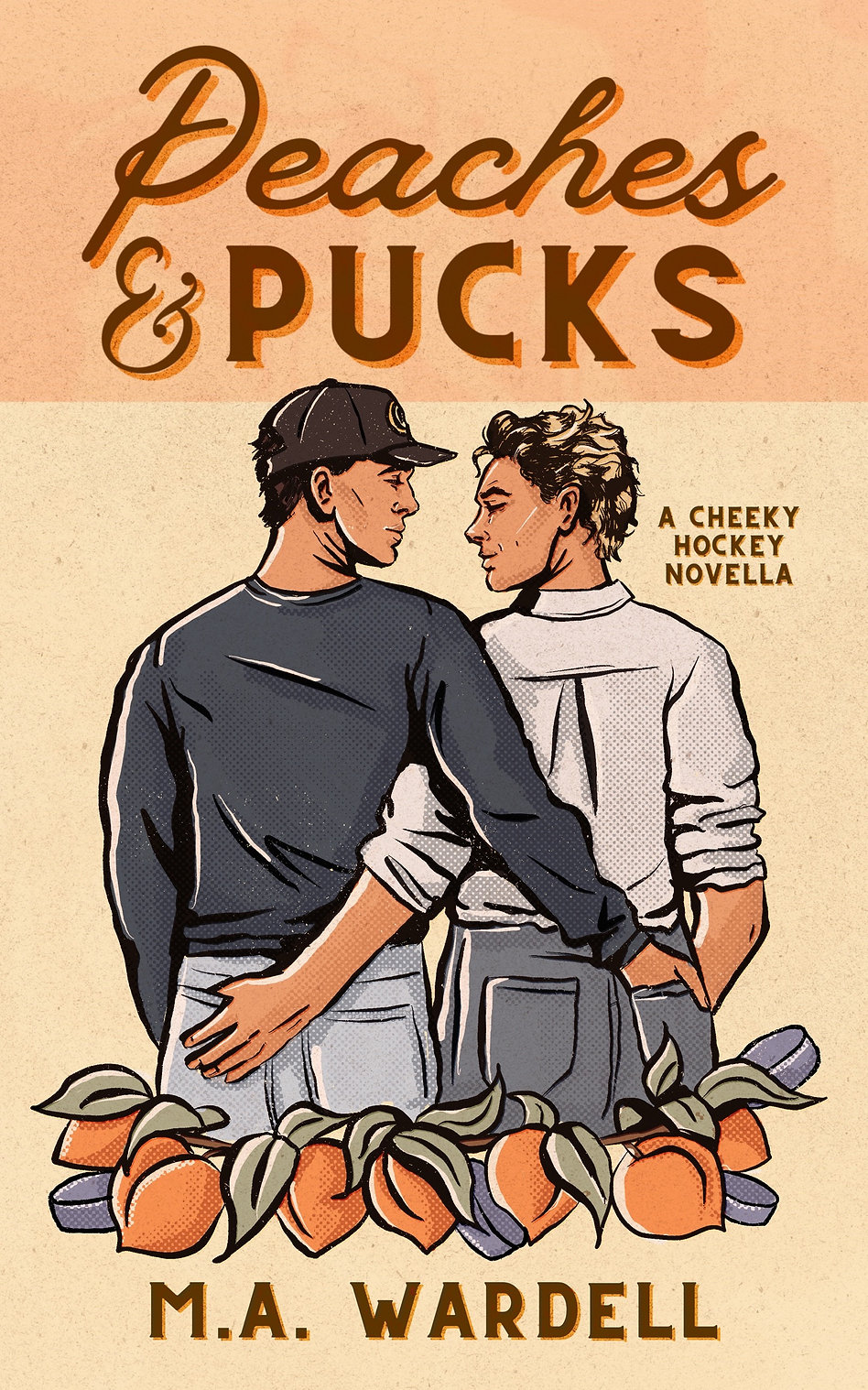 Peaches and Pucks book cover