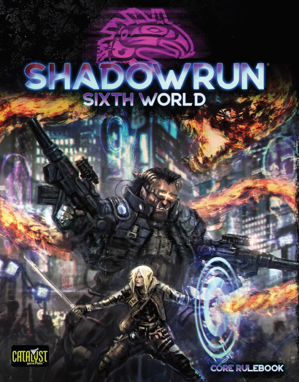 Shadowrun Sixth World book cover