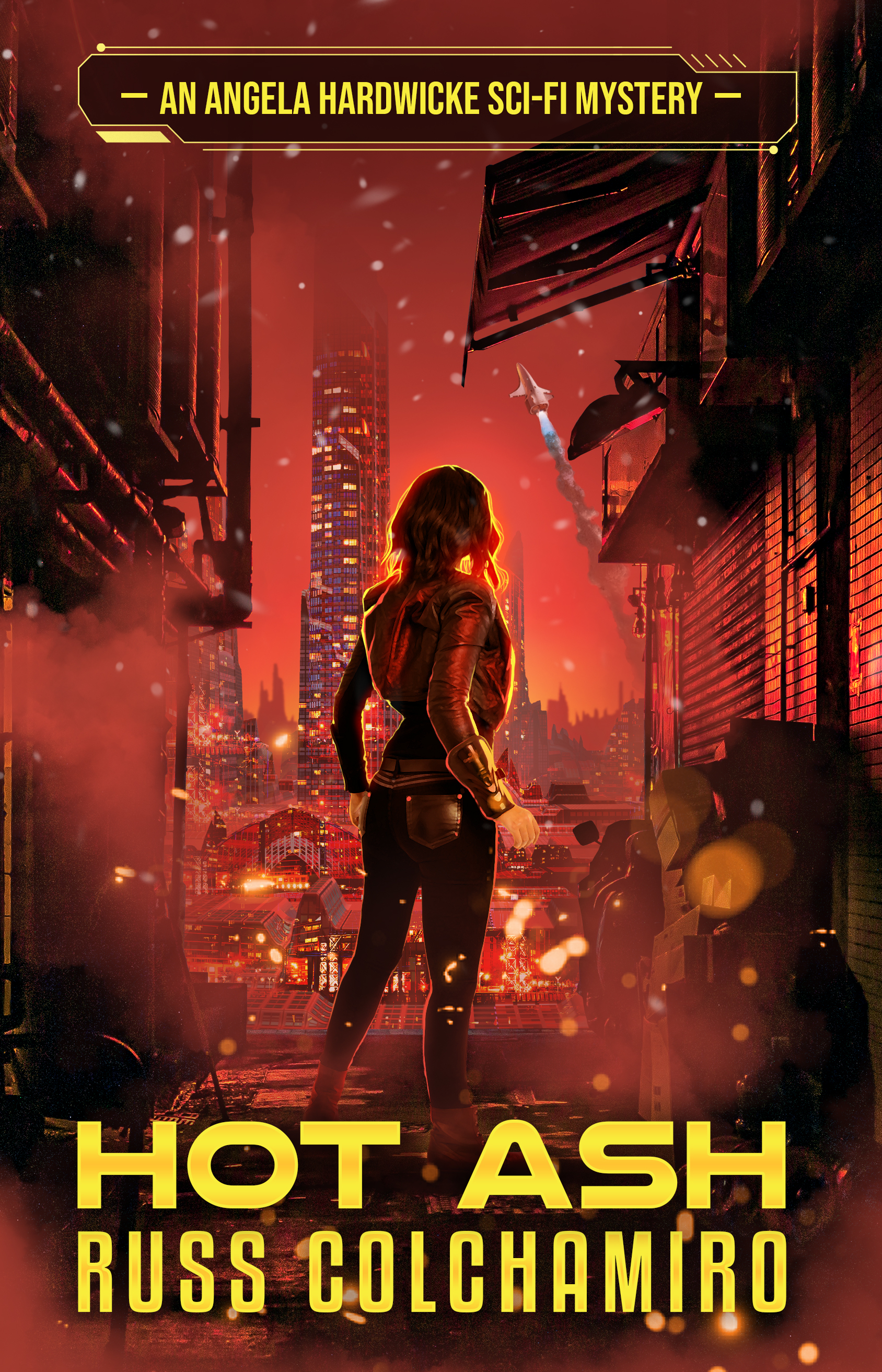 Hot Ash - An Angela Hardwicke SciFi Mystery book cover