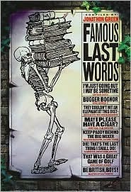 Famous Last Words book cover