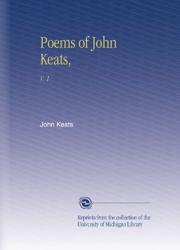 Poems of John Keats, book cover