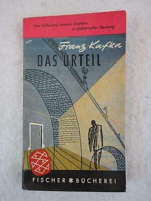 Franz Kafka DAS URTEIL UND ANDERE ERZAHLUNGEN 1963 Fischer Bucherei GERMAN [Hardcover] unknown book cover