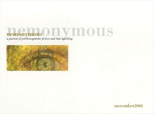 Nemonymous book cover 1