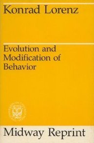 Evolution and Modification of Behavior book cover