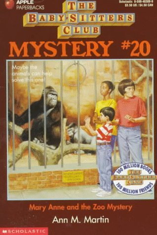 Mary Anne and the Zoo Mystery book cover