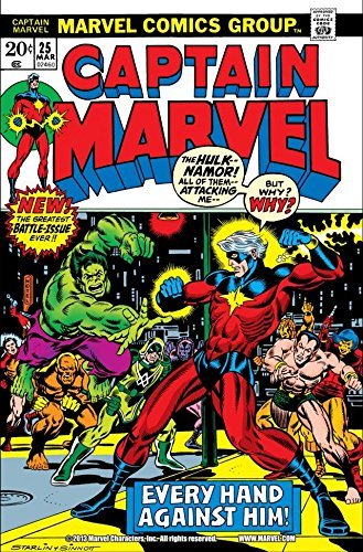 Captain Marvel #25 book cover